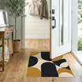 thumbnail image 2 of ODIKA 2'x3' Washable Samll Area Rug Black Gold Abstract Geometric Elegance Design Contemporary Art Inspired Symmetrical for Entryway, Kitchen, Laundry Room, Non-Slip, Low Pile, 2 of 7