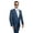 Blue, variant on Mens Suit Two Piece One Button Peak Lapel Solid Suits