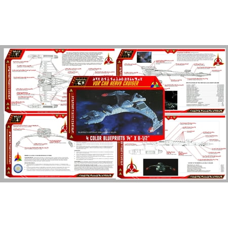 Klingon Vor'Cha Heavy Cruiser Blueprints