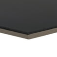 thumbnail image 2 of The Tile Project 9"x10" Mono Color Hexagon Porcelain Black Wall and Floor Tile (1 Sample), 2 of 7