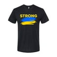 thumbnail image 2 of Ukranian Strong Vintage Mens Premium Tri Blend T-Shirt, True Black, Medium, 2 of 4
