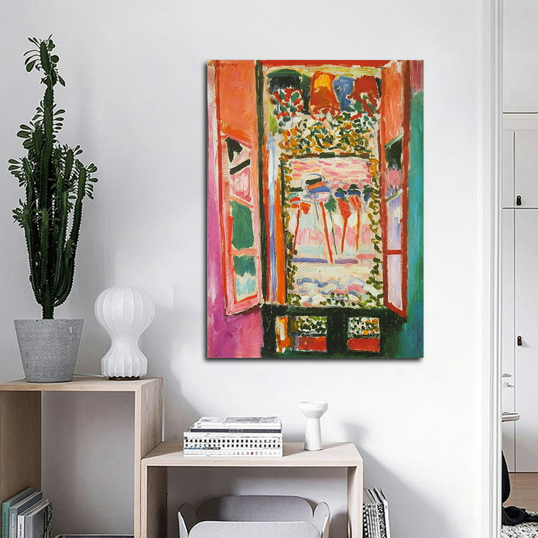 fordomme Begravelse Krage Open Window At Collioure by Henri Matisse Canvas Art Framed Painting Henri  Matisse Wall Art Wall Decor For Home Office Bedroom Reeady to Hang -  Walmart.com
