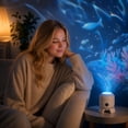 thumbnail image 5 of Projection Light Rechargeable Christmas Pattern 3.9 inch 1 Pack Portable Ambient Light for Bedroom Living Room Party Holiday Decor Great for Christmas Gift, 5 of 5