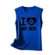 thumbnail image 5 of Verano mujer moda cuello redondo impreso sin mangas casual camisetas sin mangas Fridja gh5348, 5 of 5