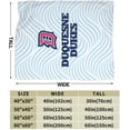thumbnail image 3 of Duquesne University Fleece Blanket, Very Soft Microfiber Flannel Blanket for Couch Warm and Cozy for All Seasons, 3 of 6