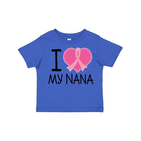 

Inktastic Breast Cancer Nana Gift Toddler Boy or Toddler Girl T-Shirt
