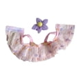 thumbnail image 3 of Pato de peluche de 15 cm, ropa, accesorios para fotos, suave, lindo, elegante, juego de simulación, disfrazarse rosa, 3 of 9