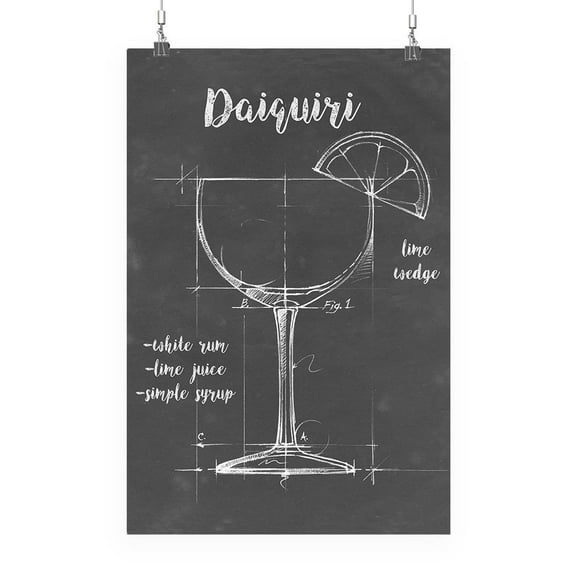 Mixology Daiquiri Poster - Ethan Harper Designs,