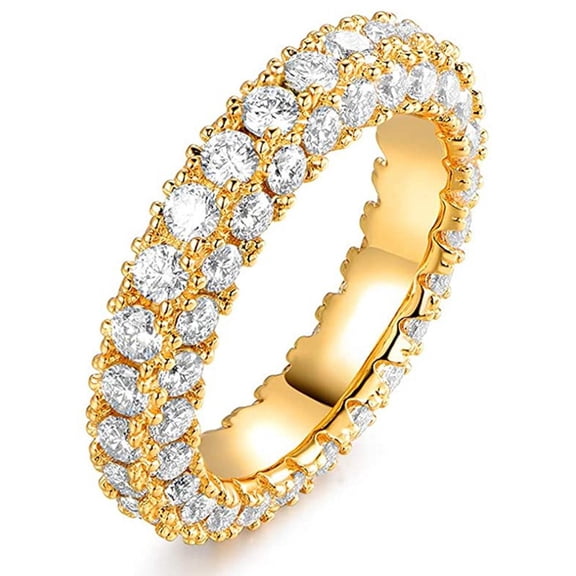 LINXIQIN With handcrafted details Anniversary Promise Ring For Women For Her High Quality Shiny Cubic Zirconia AAA Zircon Ring Elegant Gift Comes in Elegant Box