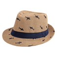 thumbnail image 5 of ZHOGXU Kids Sun Hat Summer Trimmed Beach Hat Casual Jazz Style For Kids 3-8 Years Daily Casual Wear, 5 of 5