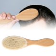 thumbnail image 3 of Cepillo para Peinar El Cabello, Pelo de Cabra, Cómodo, Saludable Para Dar Forma a la Cabeza de Aceite, Grabado del Cabello, Limpieza del Hogar, Mini Ligero, 3 of 7