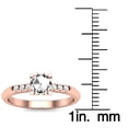 thumbnail image 3 of SuperJeweler 0.60 Carat Rose Cut Diamond Ring In 14 Karat Rose Gold For Women, 3 of 6
