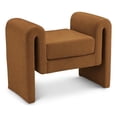 thumbnail image 1 of Meridian Furniture Stylus Saddle Velvet Bench, 1 of 7