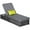 Grey, variant on Outsunny Patio Wicker Lounger, Outdoor PE Rattan Single Chaise Lounge, Aluminum Frame Garden Furniture Sun Lounger Bed w/Adjustable Recliner Backrest, Cushion, & Pillow, Grey