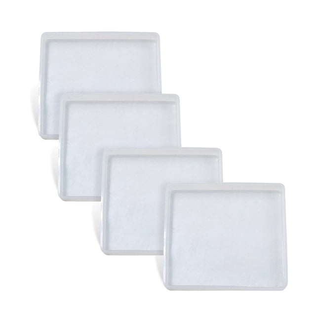 Molde de posavasos Toystoory de silicona antiadherente cuadrado para manualidades
