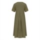 thumbnail image 5 of Vestido largo boho de manga corta con cuello en V y bolsillos para mujer: vestido de playa de poliéster con estampado floral para el verano, 5 of 5