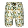 thumbnail image 4 of Naloa Bright Sunflowers Men's Beach Shorts, Surfing shorts, Swim trunks, Quick Dry Swim Trunks for Surfing Beach Fun - Large, 4 of 9