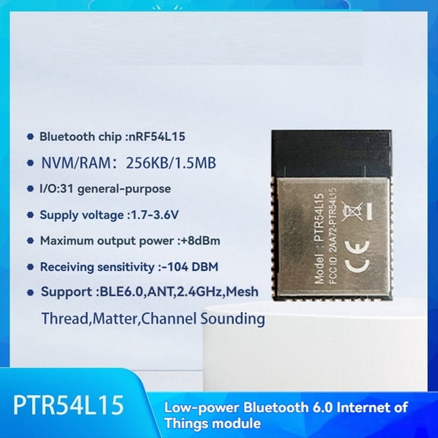 Module NRF54L15 Processeur Multi-Core Haute Performance Faible Consommation Bluetooth 6.0 IoT Module NRF54L15