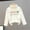 White, variant on SGFCWSX Girls Crew Neck Sweatshirt Oversized Print Pullover Top Kids Fleece Lined Soft Sweatshirts Black Size 8 Years
