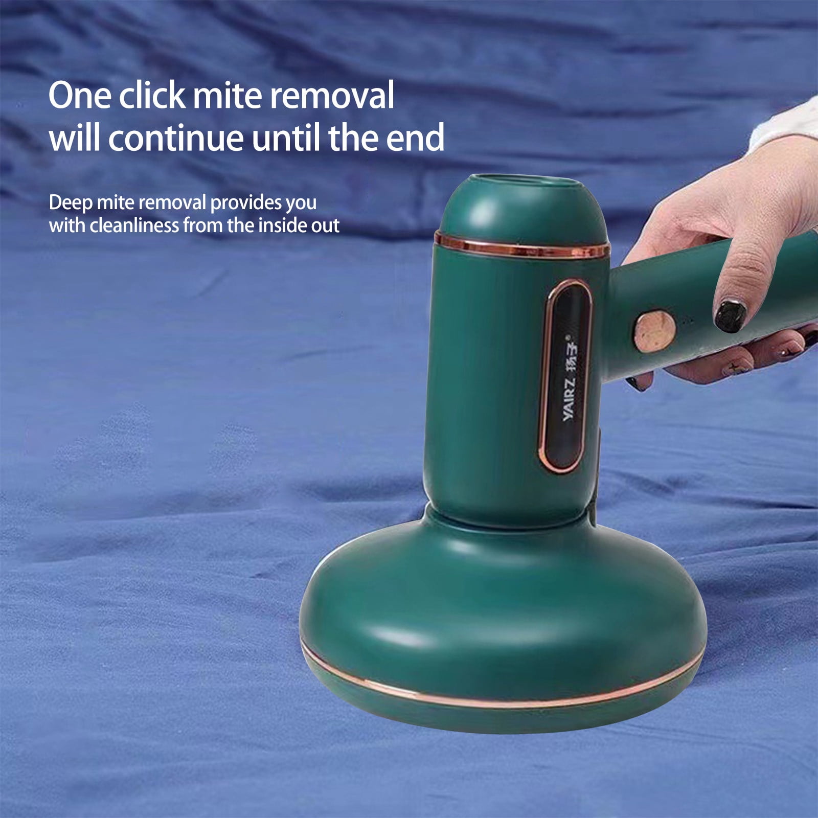 QTOCIO Cleaning Tools, Wireless Handheld Mite Removal Instrument, Bed Mite Gods Mite Removal Home Large Suction, Car Vacuum Cleaner