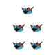 thumbnail image 2 of Billuyoard Cama colgante para hámster resistente y duradera, cama colgante fiable para mascotas pequeñas, hamaca para hámster de felpa, azul, Type2 NO2, 2 of 6