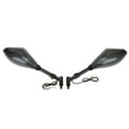 thumbnail image 1 of Motorcycle Side Mirror With Turn Signal, Motorbike Rearview Mirror Universal Weatherproof Left Right  For Modification Carbon Fiber Style, 1 of 8