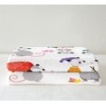 thumbnail image 3 of Cute Opossum Mouse Sherpa Blanket Kawaii Animal Blanket, Cartoon Strawberry Floral Throw Blanket for Chair Funny Wildlife Fleece Blanket, Chic Flowers Plush Blanket, 3 of 6