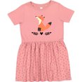 thumbnail image 3 of Inktastic Fox for Girls Woodland Animal Girls Toddler Dress, 3 of 5