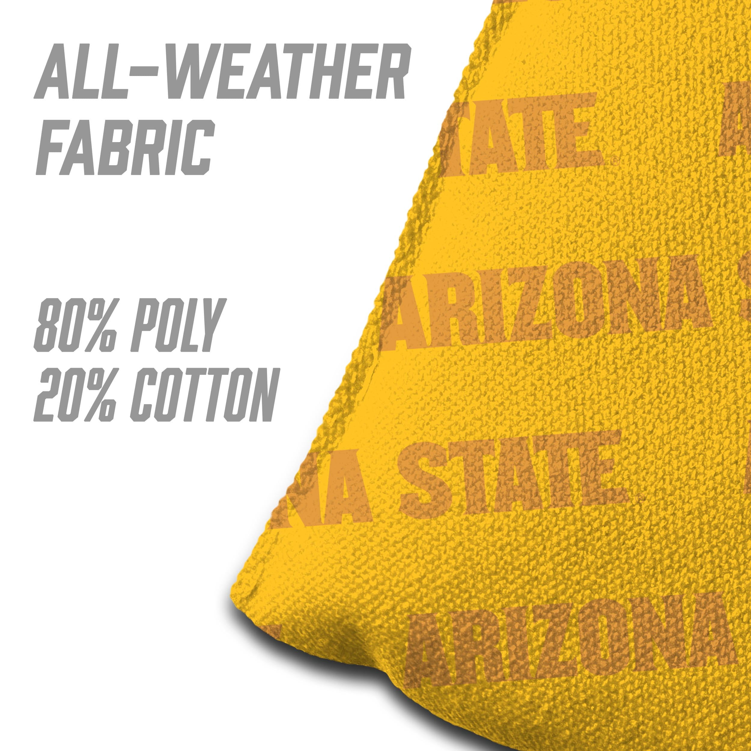 NCAA Arizona State Sun Devils Cornhole Bags - 4PK - Yellow