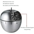 thumbnail image 2 of Apple Kitchen Timer Manual, Stainless Steel Mechanical Rotating Alarm 60 Minutes Count Down Cute Apple-Shaped Timer for Kitchen Cooking Learning Kids Sports, 2 of 14
