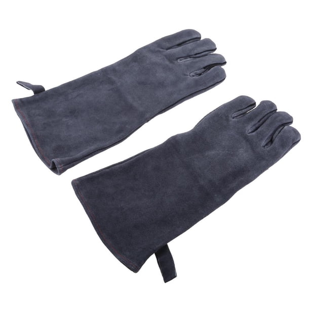 Guantes de protección resistentes al calor Cocina Cocinar/Guantes de trabajo en el jardín Gris kusrkot Guantes para barbacoas