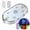 Colorful, variant on 1pc Touch Sensor USB LED Interior light LED Lamp Car Ceiling Lamp Reading Light Car Decorations Roof Interior Lighting