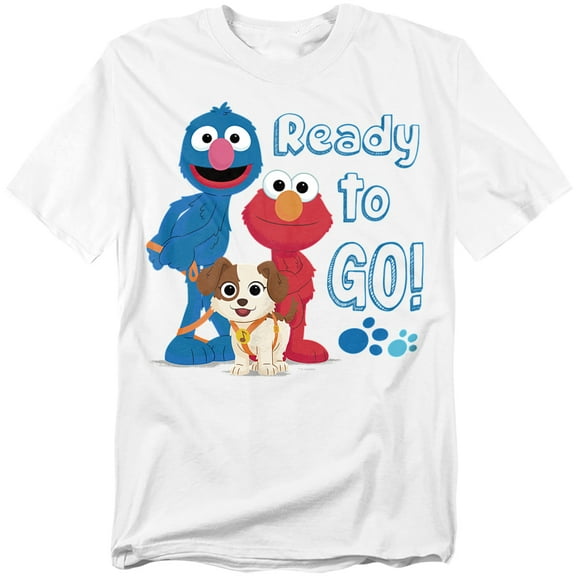 Sesame Street Furry Friends Forever T-Shirt Ready To Go Unisex Graphic Tee For Men & Women