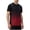 Red, variant on hoksml Men's Ombre Graphic T Shirts Short Sleeve Crew Neck Casual Tees for Summer