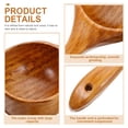 thumbnail image 2 of Shisuyan Wooden Hand Made Ladle Dipper 1Set 8.3x3.3x1.8in, 2 of 9