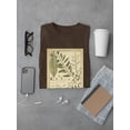 thumbnail image 3 of Talisia And Claufena Leaves T-Shirt Men -Denis Diderot Designs, Male XX-Large, 3 of 4