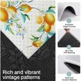 thumbnail image 3 of Yellow Lemon Flowers White Pattern Kitchen Rugs Sets Of 3,Kitchen Runner Rugs Non Skid Washable,Decorative Kitchen Floor Mats for Kitchen,Sink,Laundry,17"x30"+ 17"x47" + 17"x59", 3 of 6