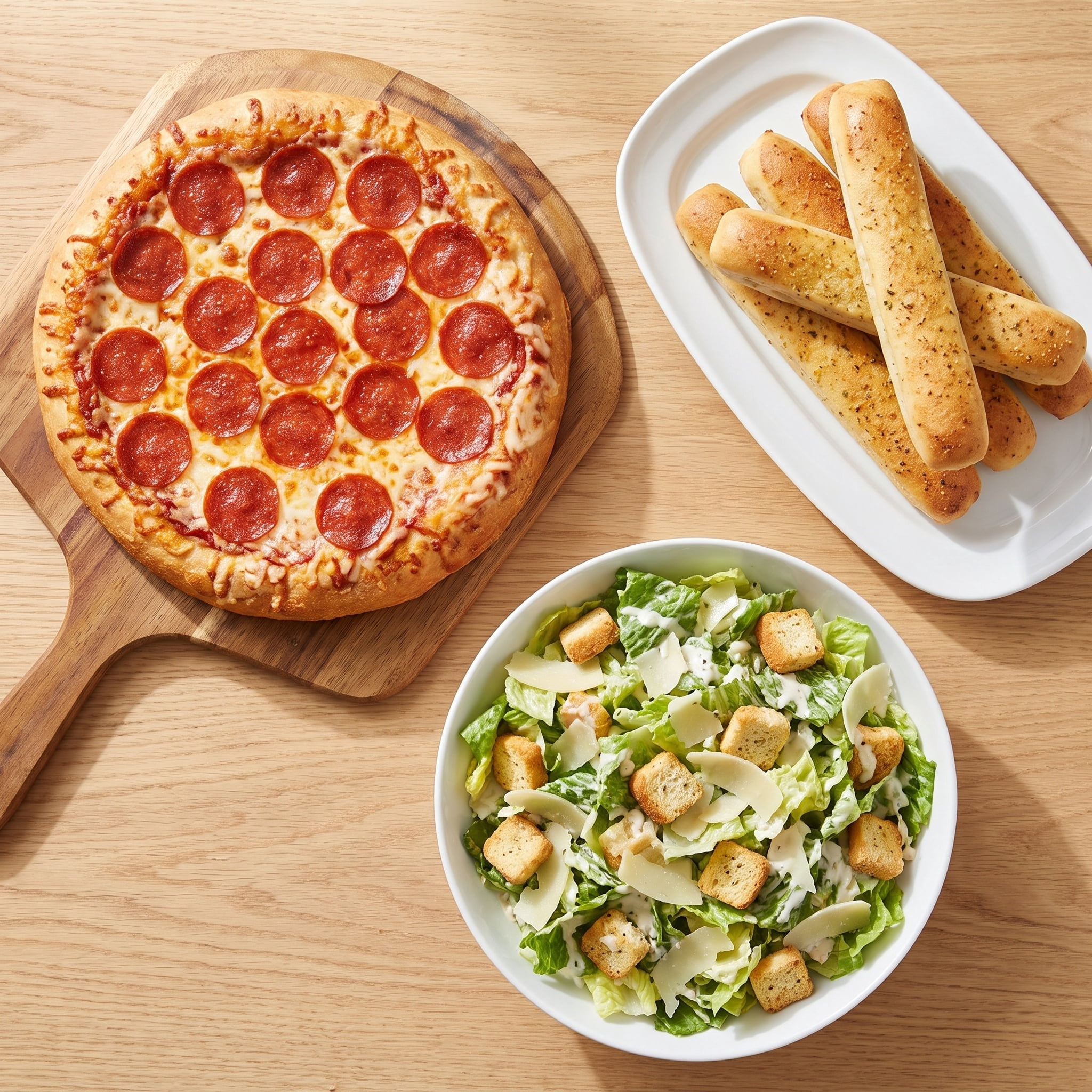 Frozen Pepperoni Pizza Meal Bundle