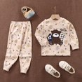 thumbnail image 3 of GYRATEDREAM Infant Toddler Boys Pajamas Cotton Planet Pjs Little Boys 2 Piece Sleepwear Kids Loungewear Clothes Set 0-8 Years, 3 of 3