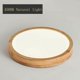 thumbnail image 2 of Plafón LED de madera 18W blanco neutro? Plafón redondo de madera? 30cm para salón, cocina, comedor, pasillo, hogar, oficina, habitación infantil [Clase energética F], 2 of 5