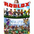 thumbnail image 1 of ROBLOX-Manta de siesta suave y cómoda con estampado 3D, manta cálida de franela para dormir, regalo de cumpleaños para niñas, nuevo, 1 of 4
