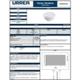 thumbnail image 2 of Coladera Redonda Urrea 171 Salida Universal Rejilla Blanca, 2 of 2