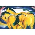 thumbnail image 1 of The Small Yellow Horses-Marc - CANVAS OR FINE PRINT WALL ART, 1 of 1