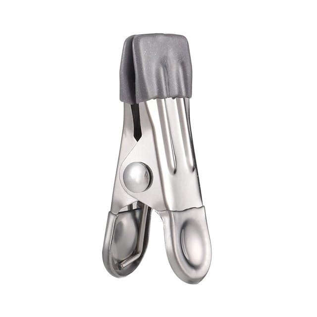 Pinzas para la ropa de acero inoxidable de primera calidad: paquete de 30 para calcetines, zapatos y toallas; duraderas y resistentes al óxido