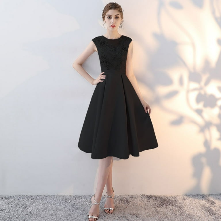 Women s dress 2024 New Korean style Gray slimming dress dress Party elegant evening dress for banquet Walmart