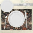 thumbnail image 3 of Ambesonne Hippie Place Mats Set of 4, Mystic Planet Star Huddles, Standard Size, Dried Rose Grey Pink Dusk, 3 of 5