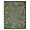 thumbnail image 4 of Lahome 8x10 Floral Washable Rugs for Living Room, Large Green Non Slip Bedroom Rug with Rubber Backing , Soft Ultra Thin Carpet for Dorm Playroom Indoor, 4 of 8