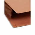 thumbnail image 4 of Smead 74795 Redrope Extra Wide End Tab Tuff Pocket File Pockets With Reinforced Tab - Legal - 8.50" Width X 14" Length Sheet Size - 7" Expansion - 16.5 Pt. - Redrope - Brown - 5 / Box (smd-74795_35), 4 of 6