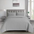 thumbnail image 3 of Swift Home Ultra Soft Pinsonic Quilt Set – Lightweight, Hypoallergenic, All-Season Bedding, 3 of 3