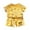 Yellow, variant on Baby Boys Pajamas Set Cartoon Crewneck Top Trousers Pjs Sleepwear Outfits Girls Pajamas Size 6-12 Months Kids Clothes